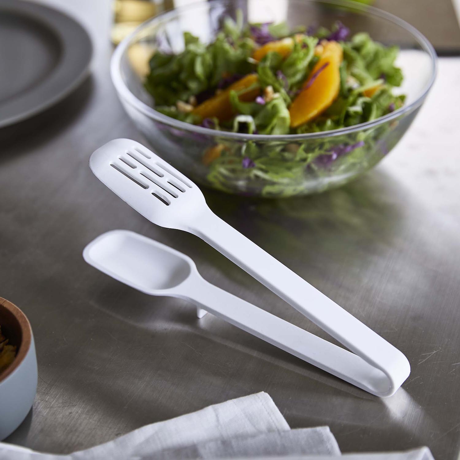 Tower Silicone Slotted Tongs