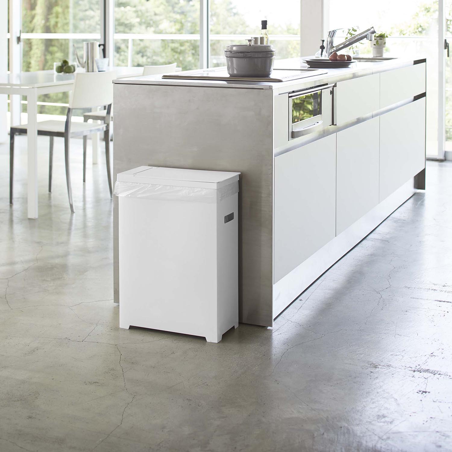 Tower Slim Rubbish Bin With Lid