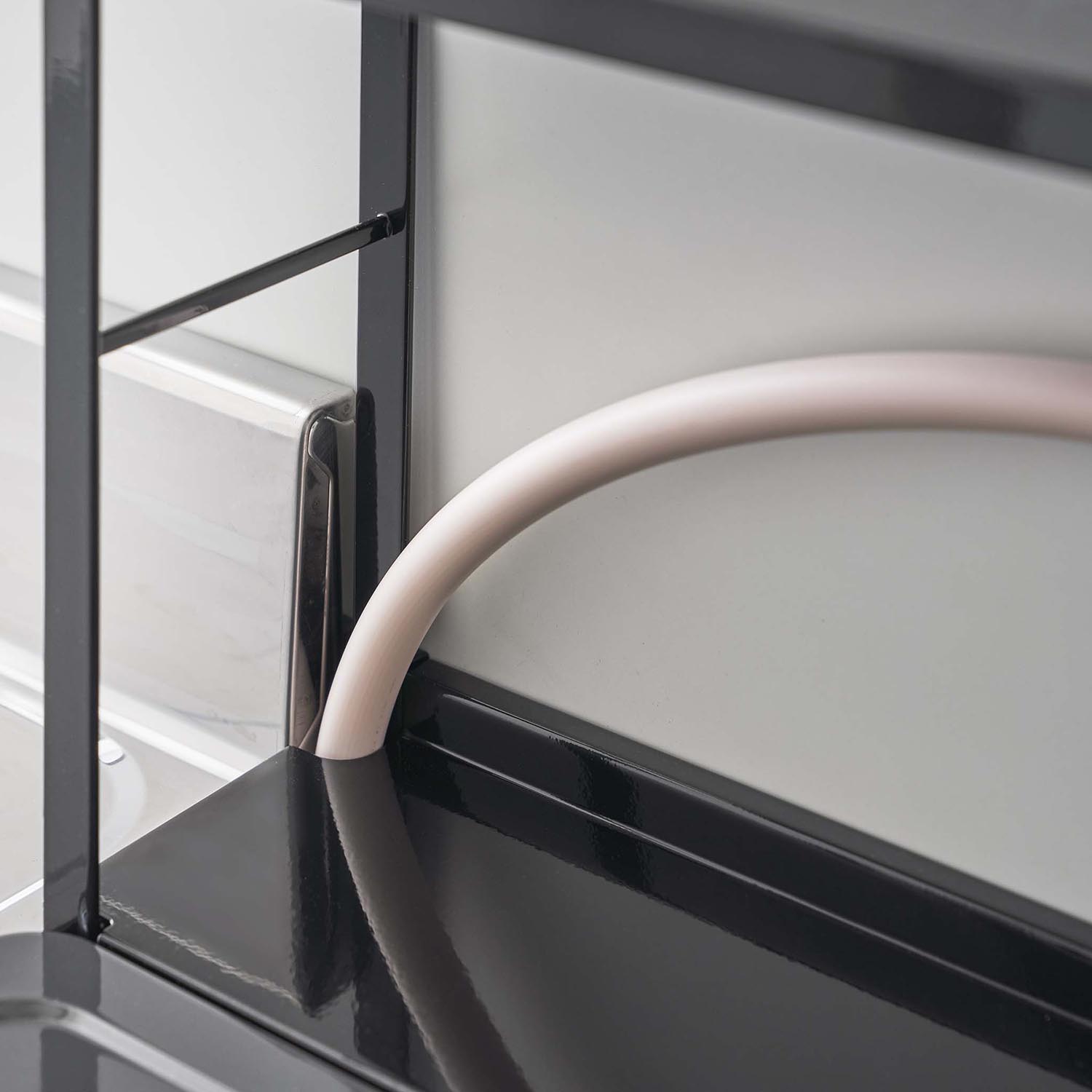 Tower Bi-Level Behind The Stove Kitchen Rack