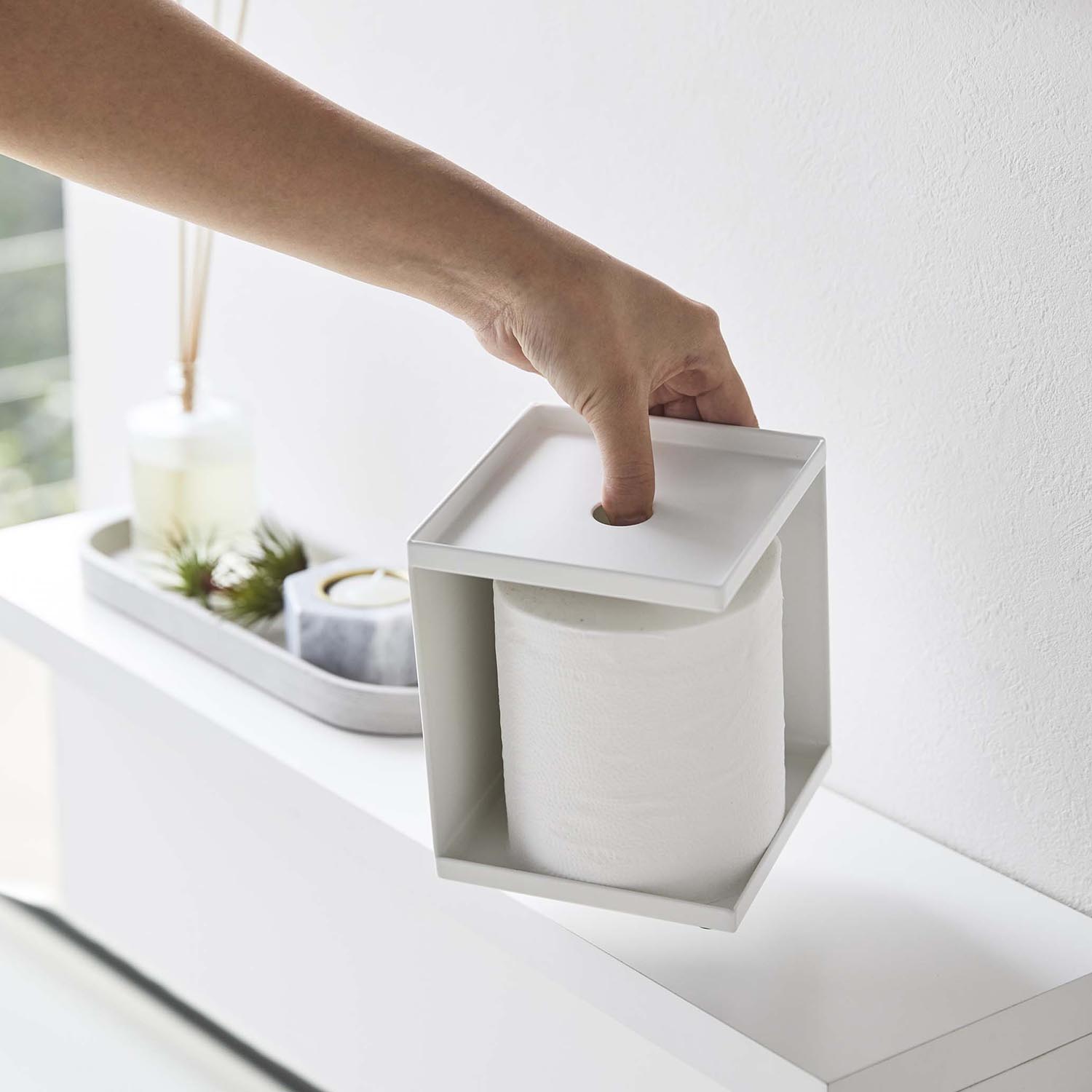 Tower Toilet Paper Holder Single