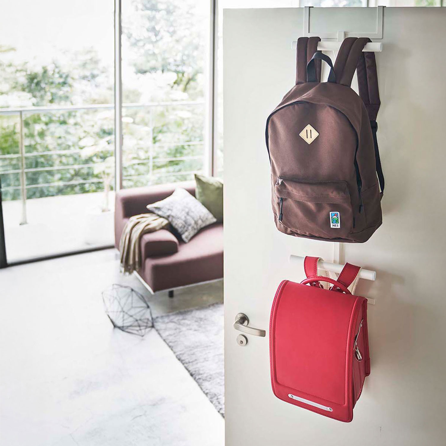 Tower Bi-Level School Bag Hanger