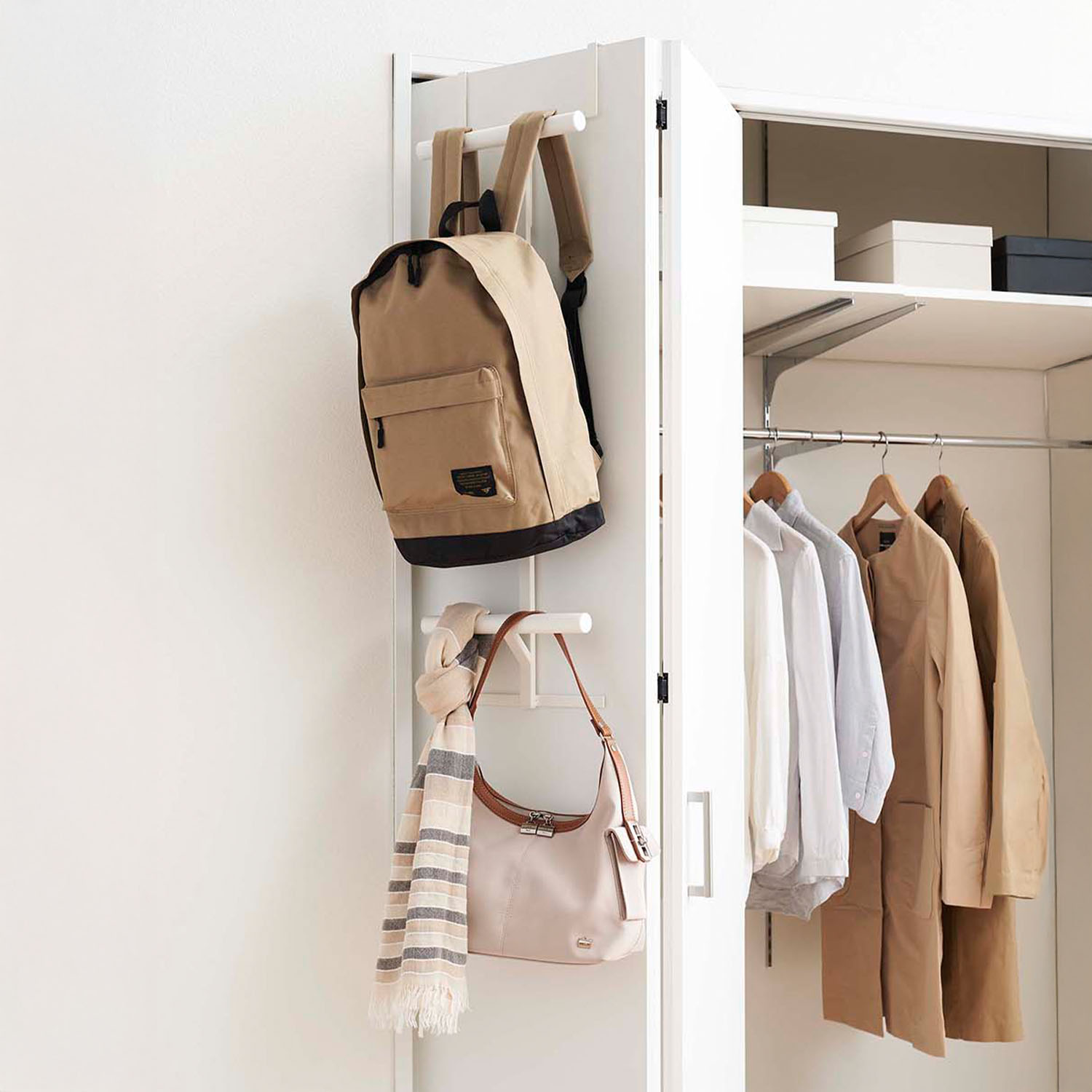 Tower Bi-Level School Bag Hanger