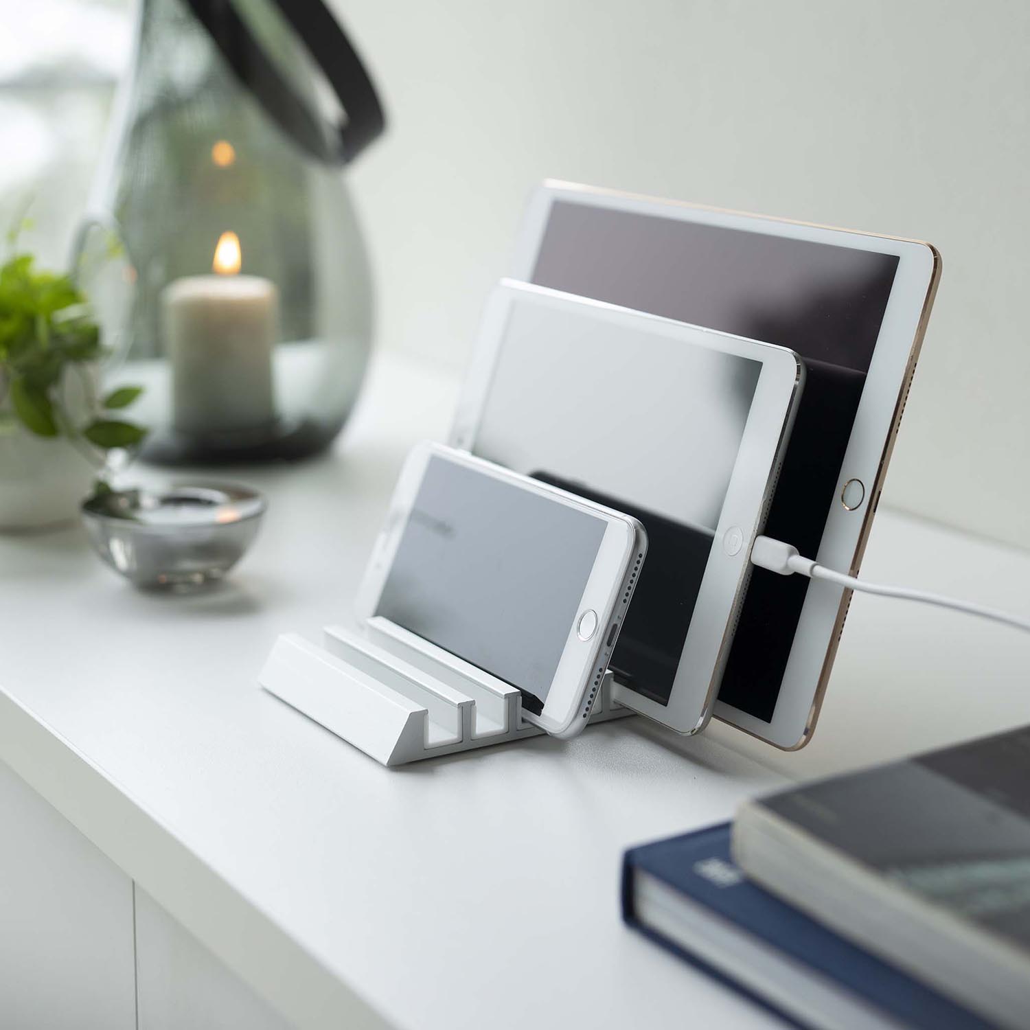 Tower 6-Row Electronics Stand