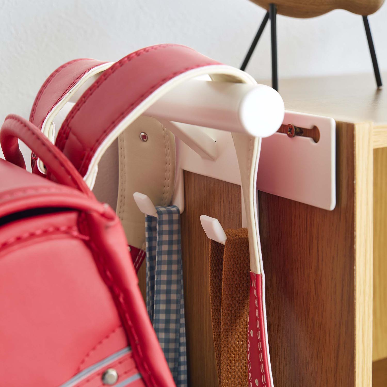 Tower 2-Hook Mountable School Bag Hanger