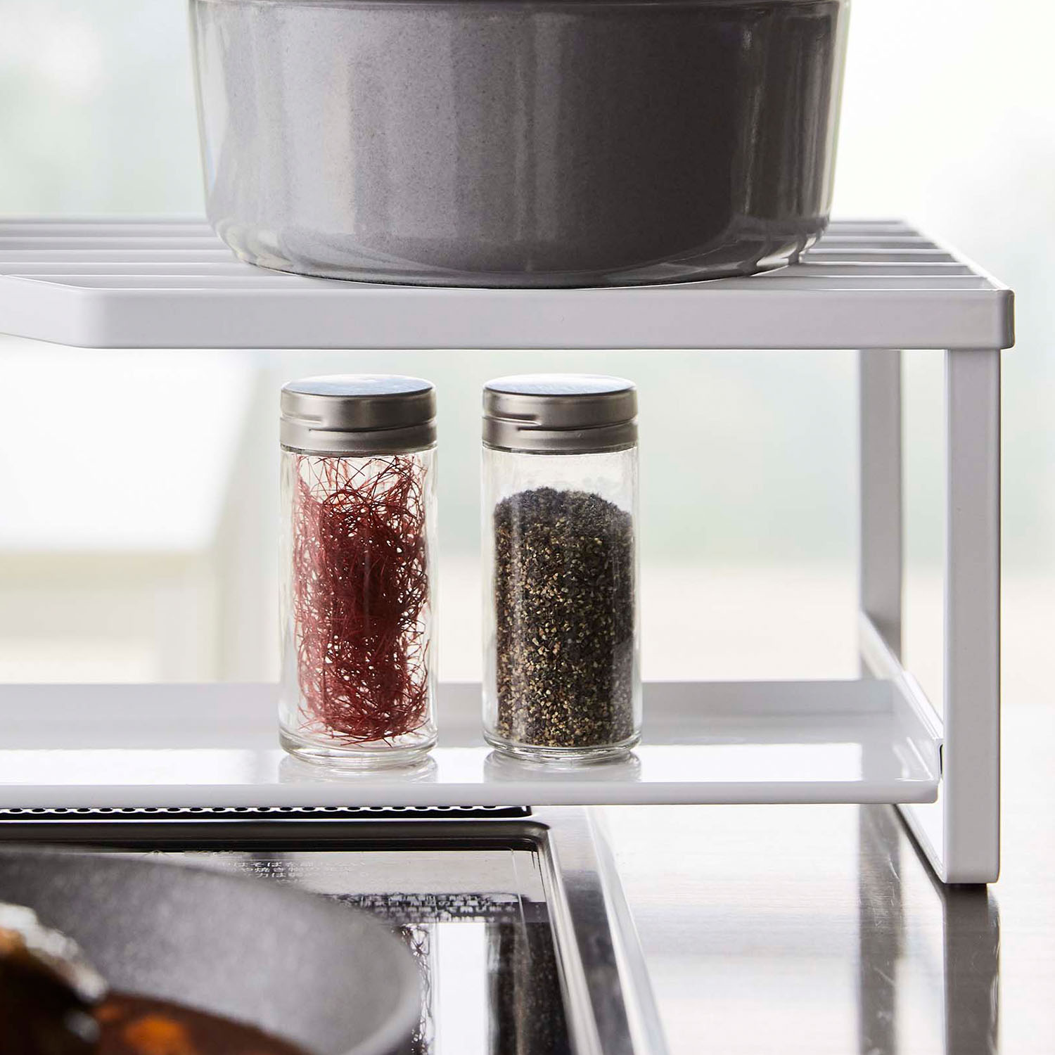 Tower Stovetop Storage Rack