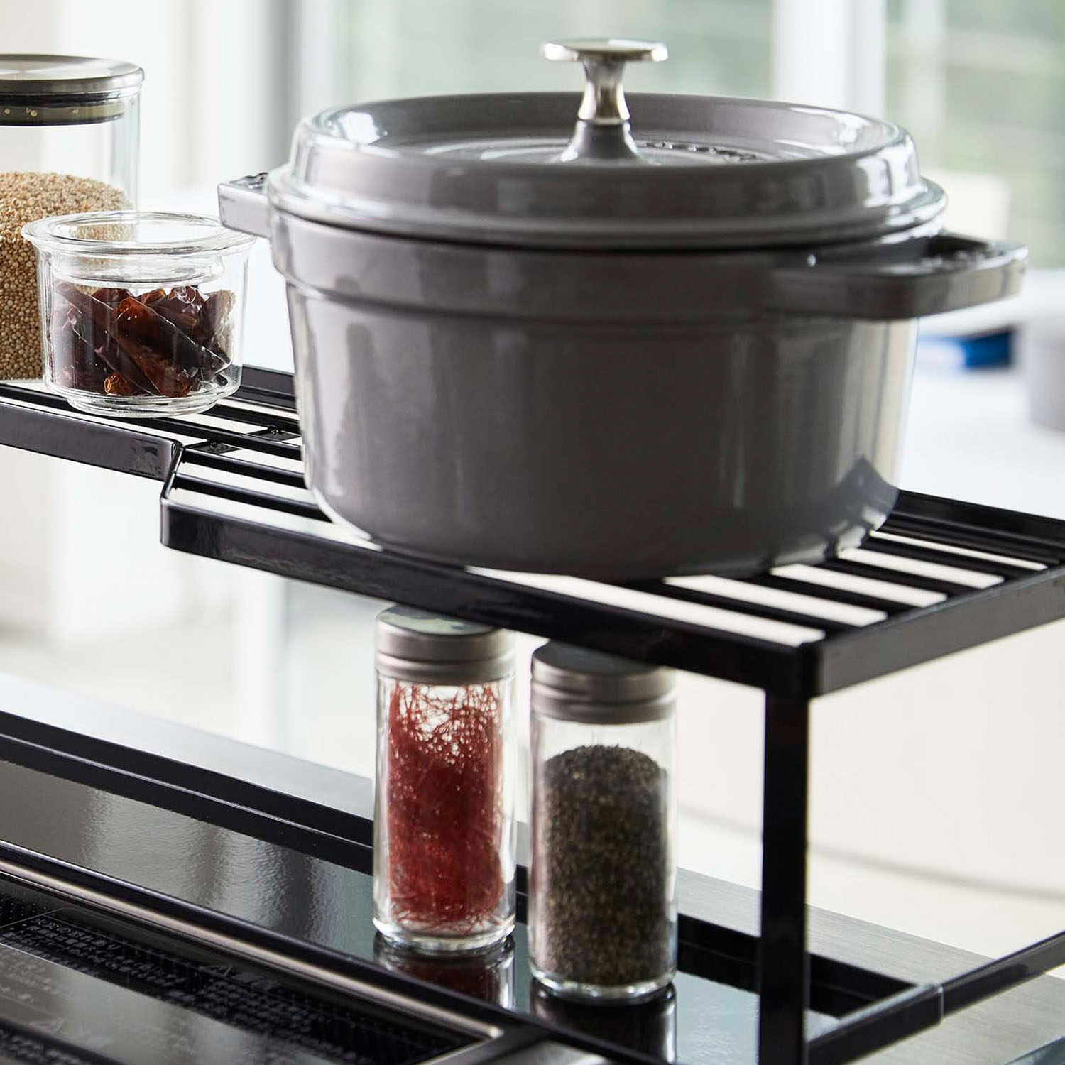 Tower Stovetop Storage Rack