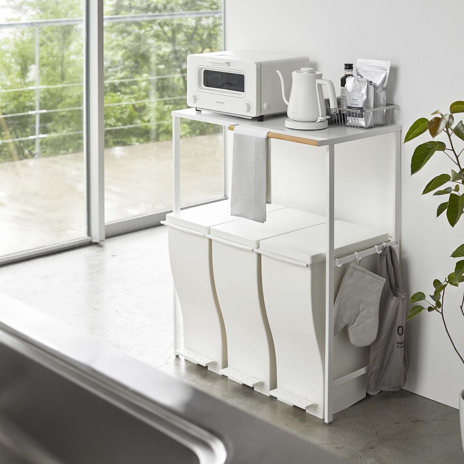Tower Expandable Over-Bin Storage Rack
