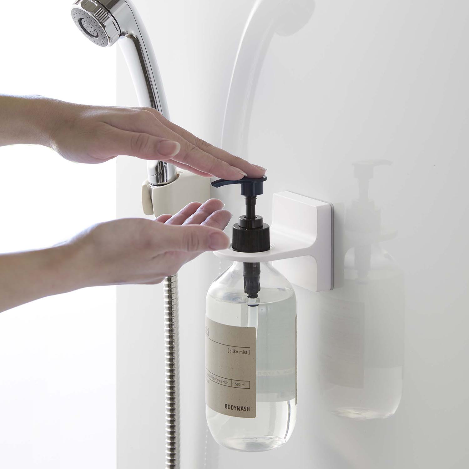 Tower Reusable Adhesive Soap Dispenser Holder