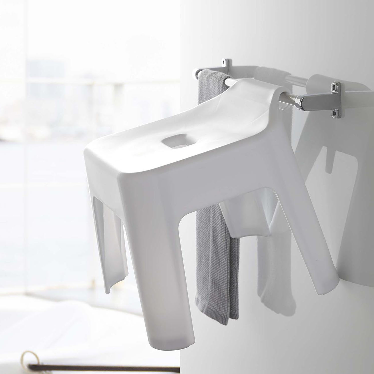 Tower Hangable Shower Stool