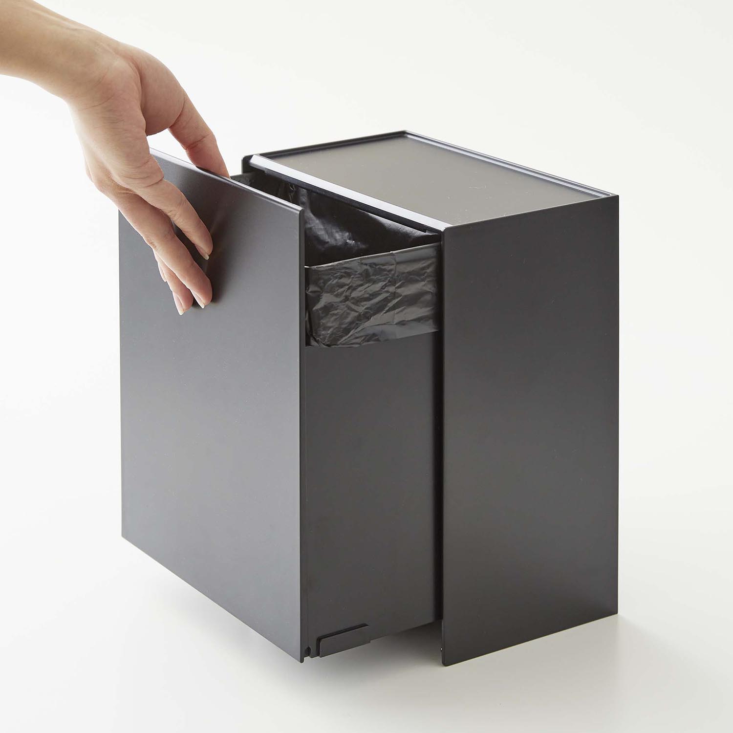 Tower Wall-Mounted Bathroom Wastebin & Storage