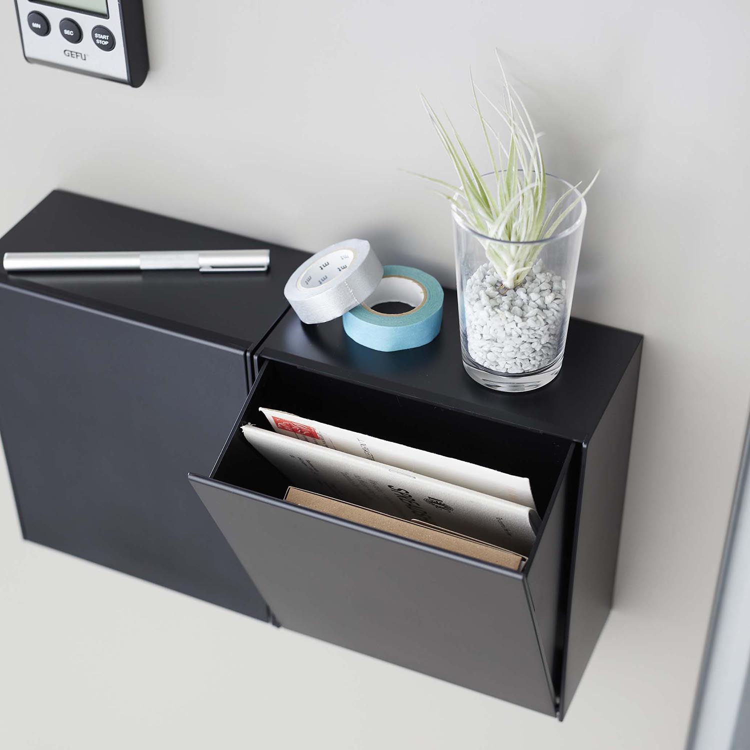 Tower Magnetic Bathroom Waste Basket & Storage