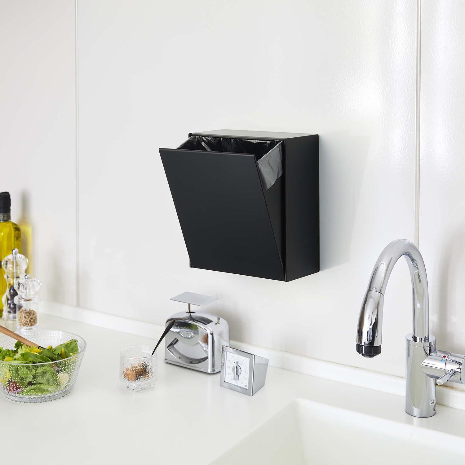 Tower Reusable Adhesive Wastebin & Storage