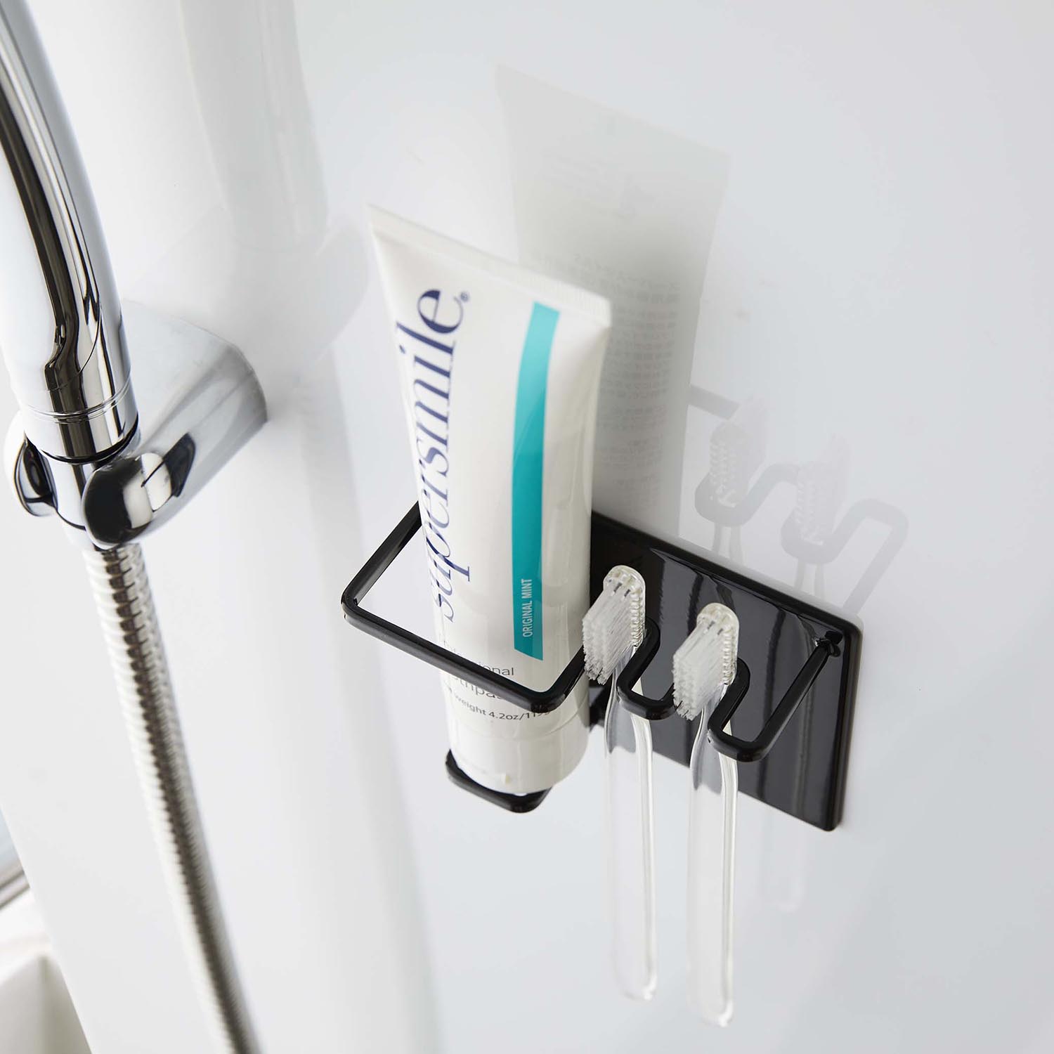 Tower Magnetic Toothpaste And Toothbrush Holder