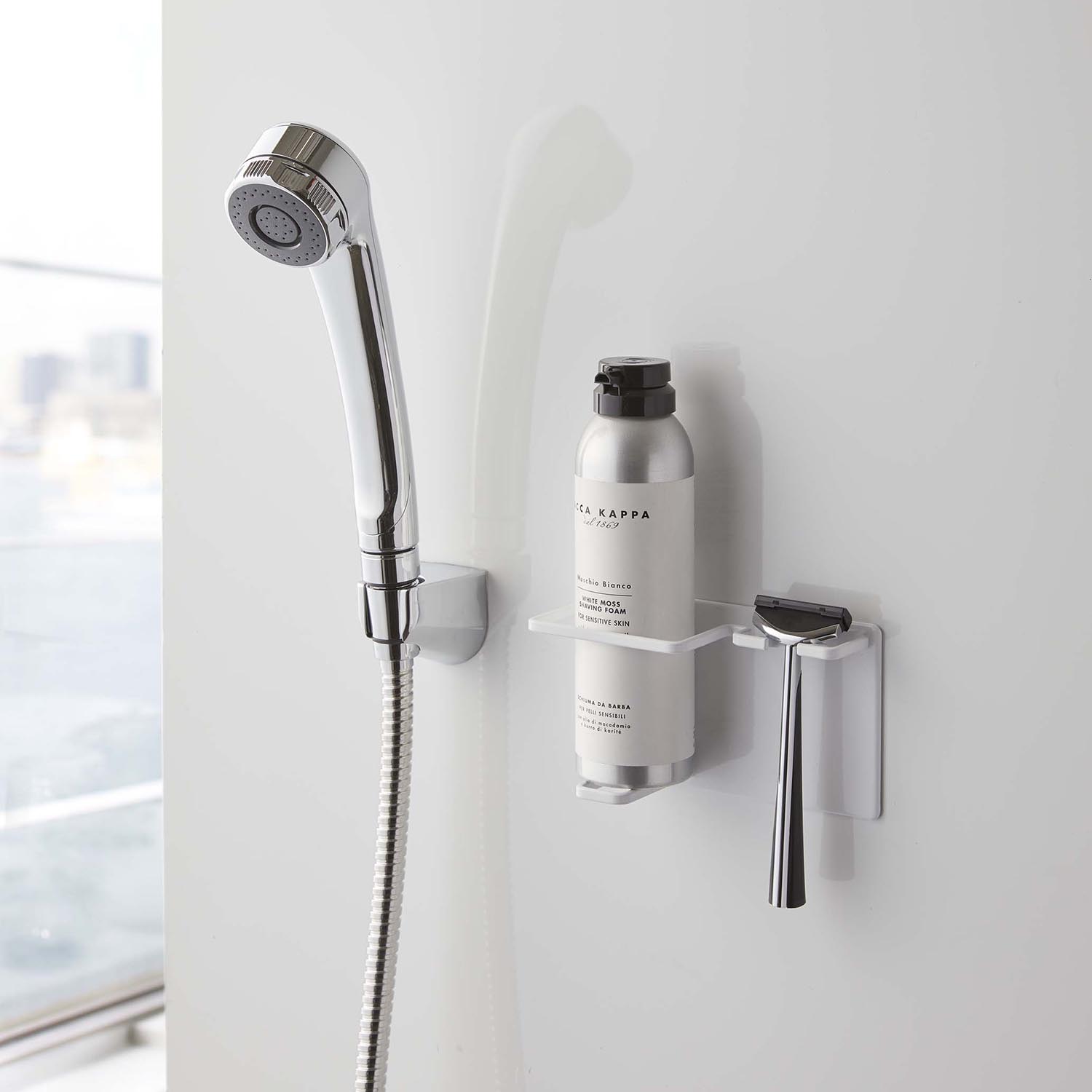 Tower Magnetic Shaving Cream And Razor Holder