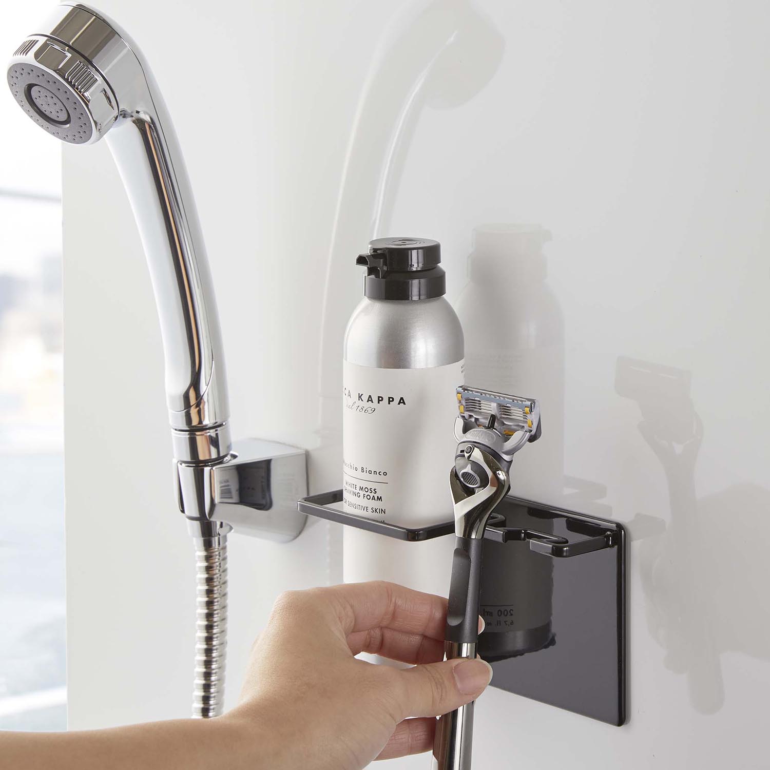 Tower Magnetic Shaving Cream And Razor Holder