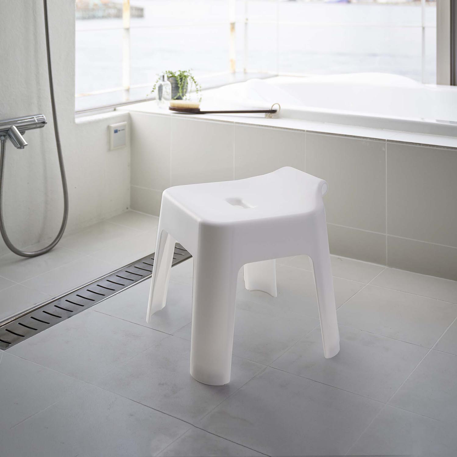 Tower Hooked Shower Seat