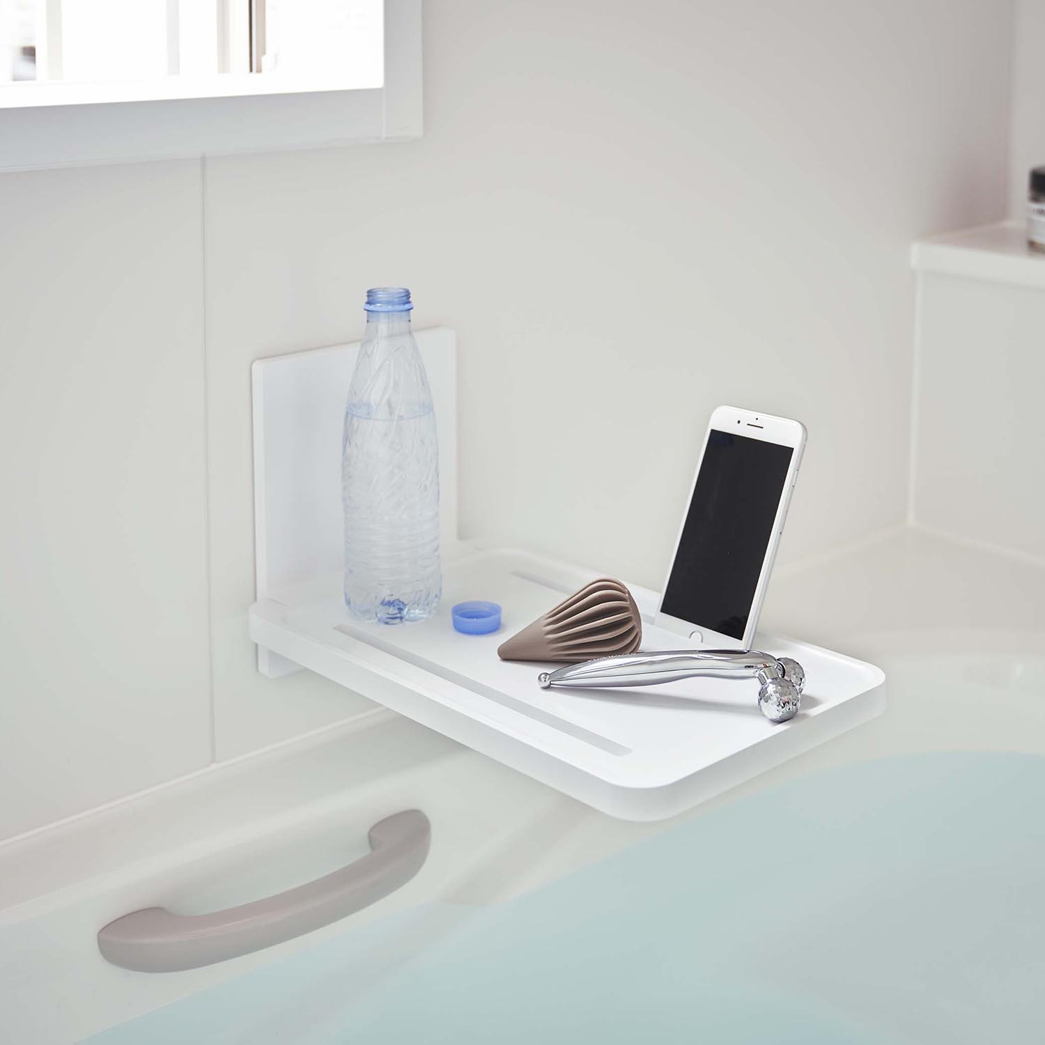 Tower Magnetic Folding Bathroom Tray