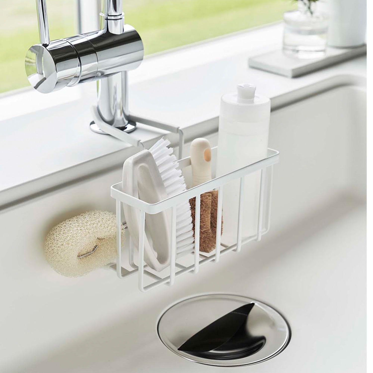 Tower Faucet-Hanging Sink Organiser