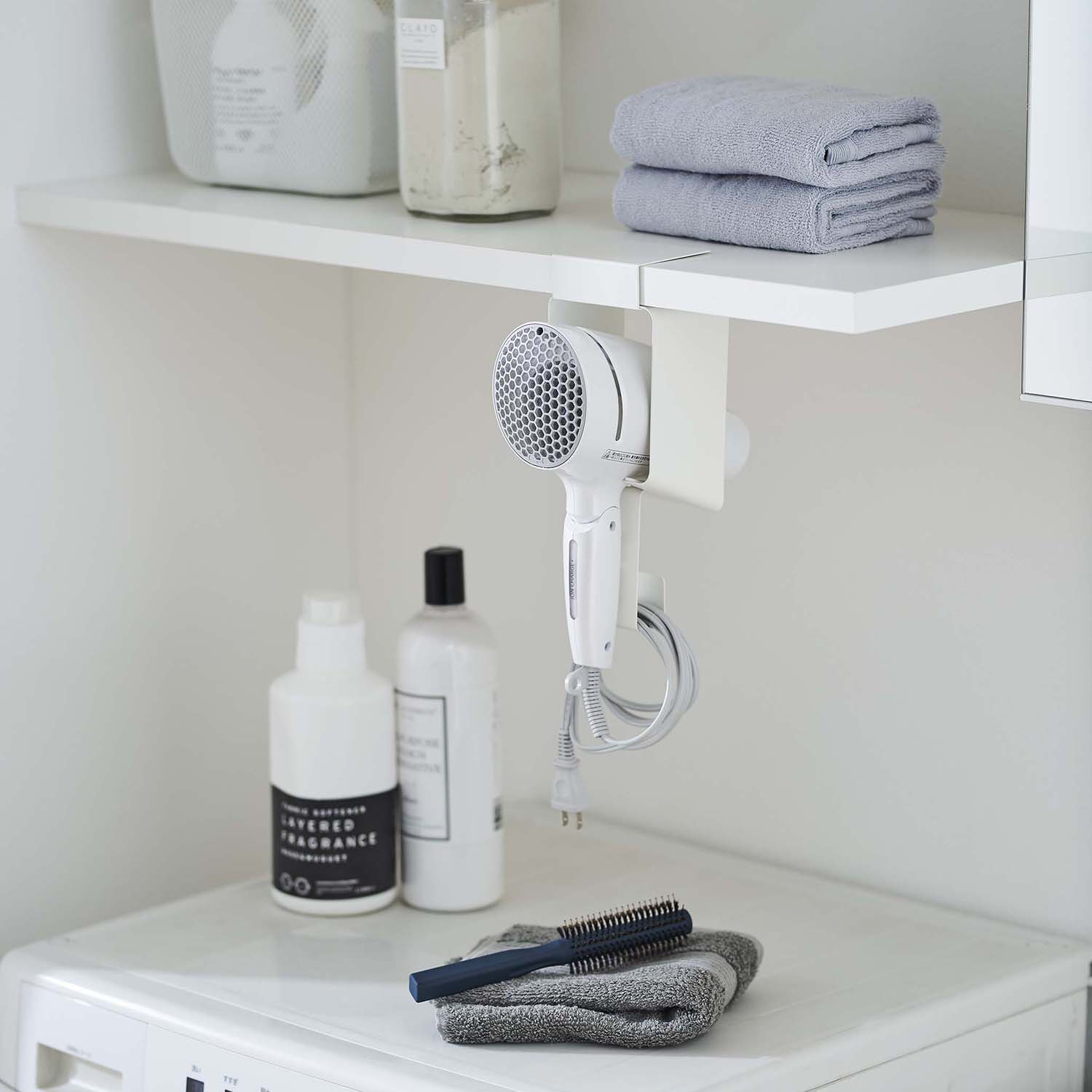 Tower Undershelf Hair Dryer Holder