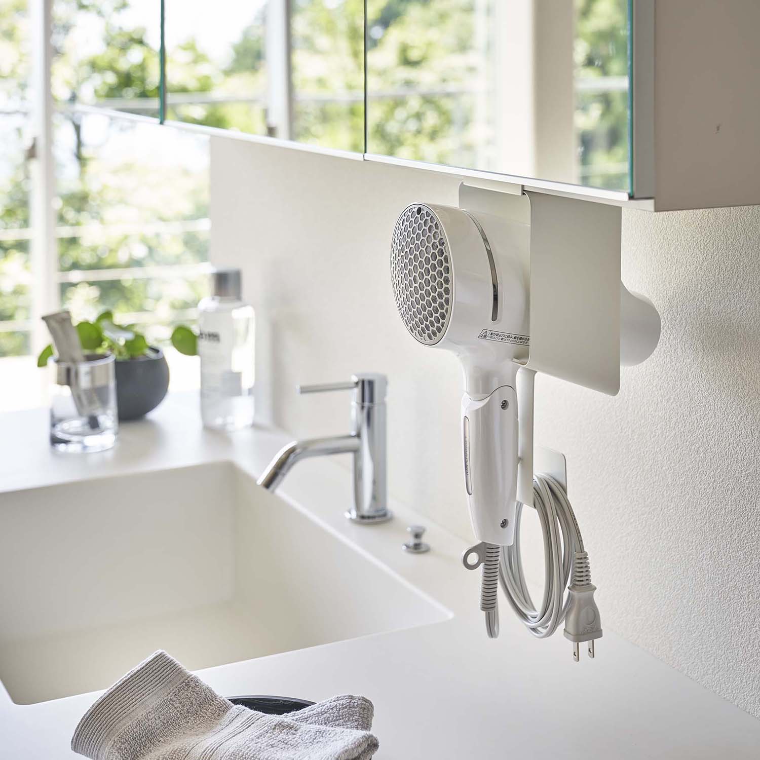 Tower Undershelf Hair Dryer Holder