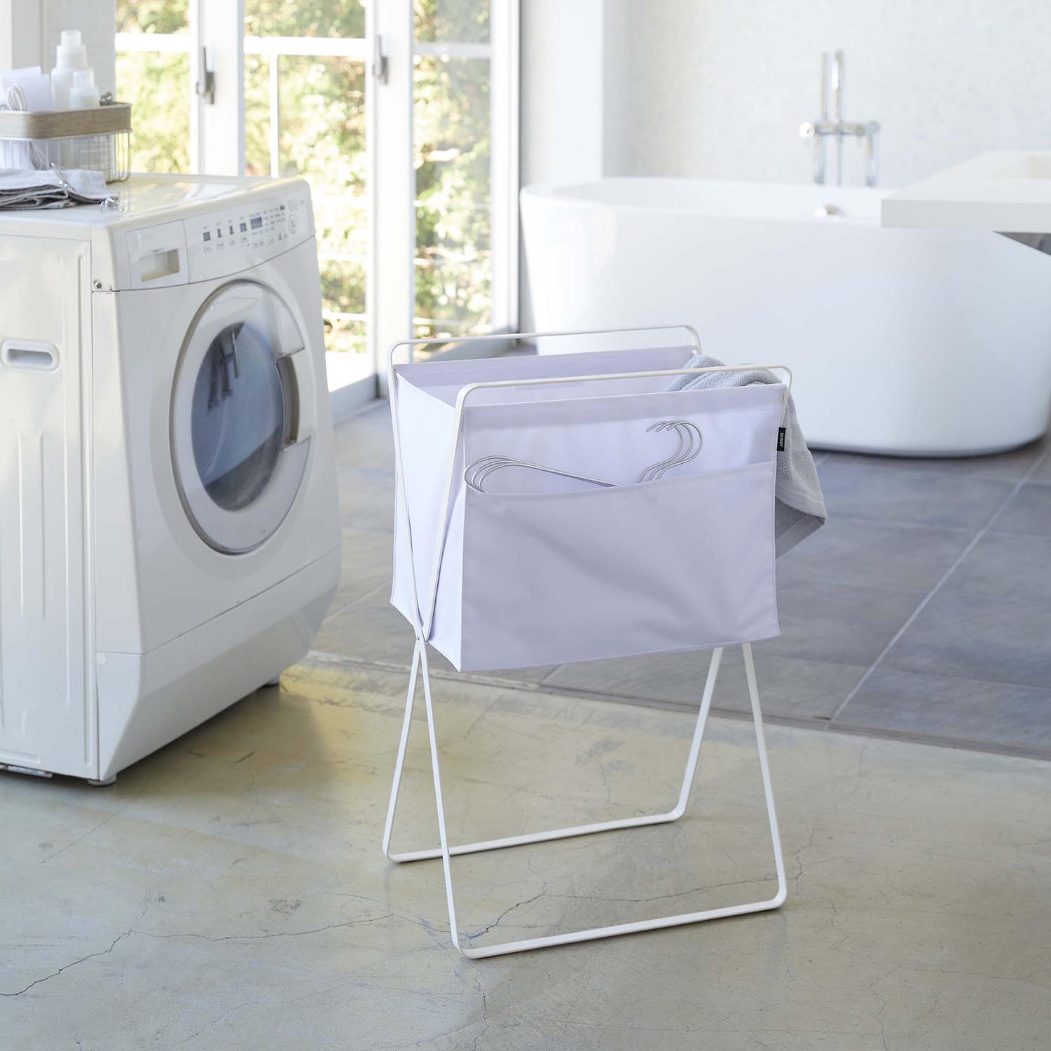 Tower Raised Folding Laundry Basket