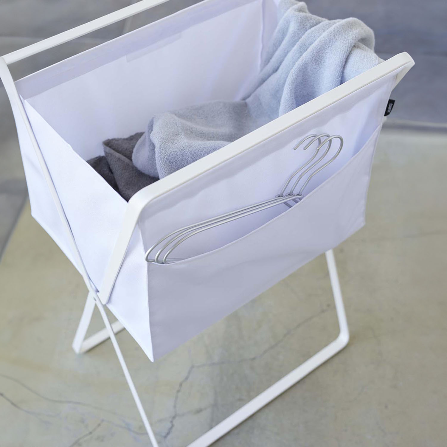 Tower Raised Folding Laundry Basket