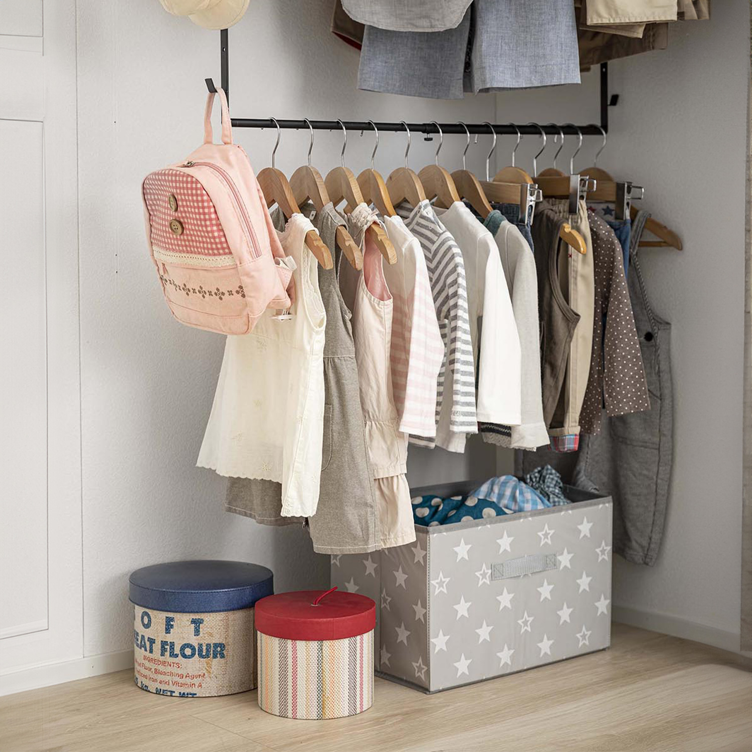 Smart Bi-Level, Expandable Closet Hanger