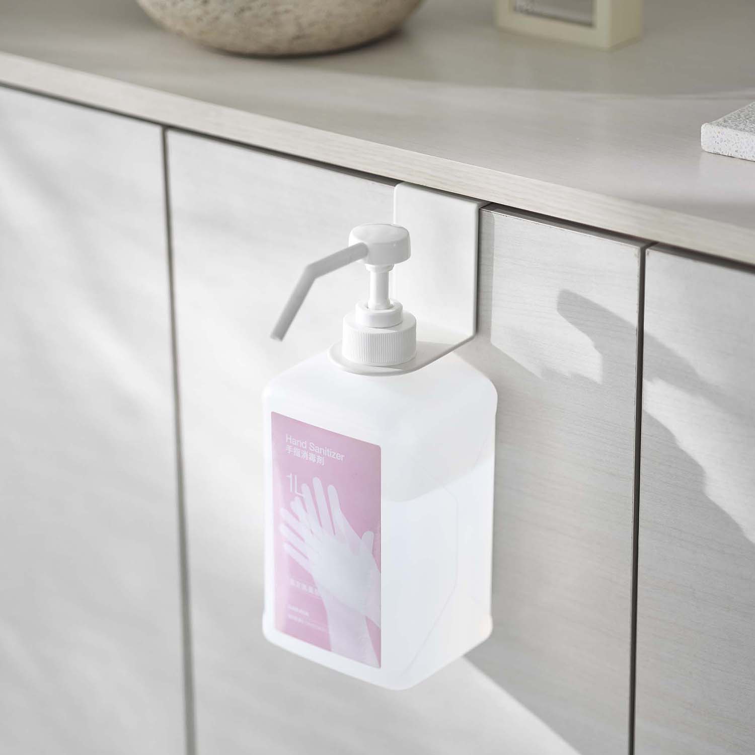 Smart Hooked Hand Sanitizer Bottle Holder