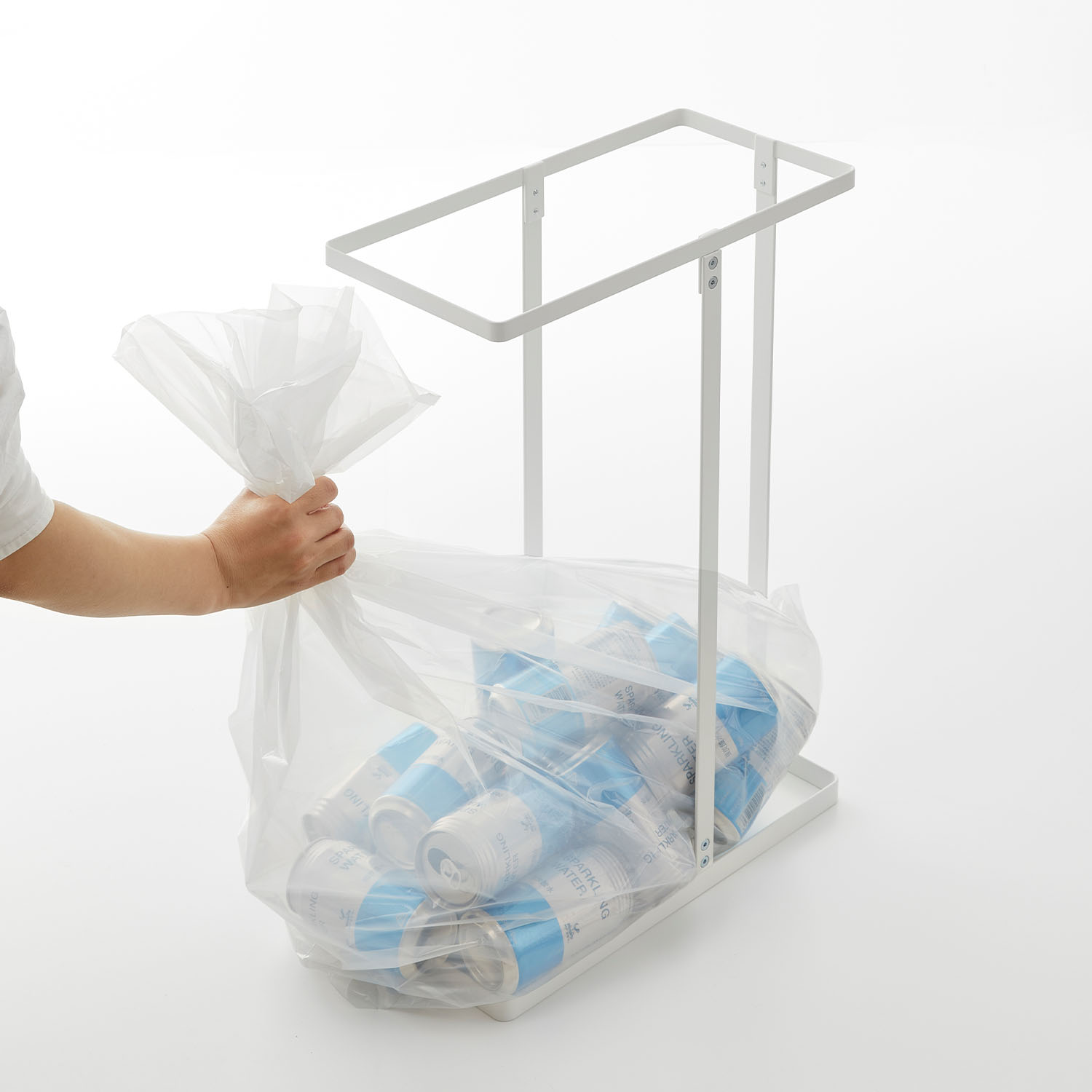 Tower Lidded Garbage Bag Holder