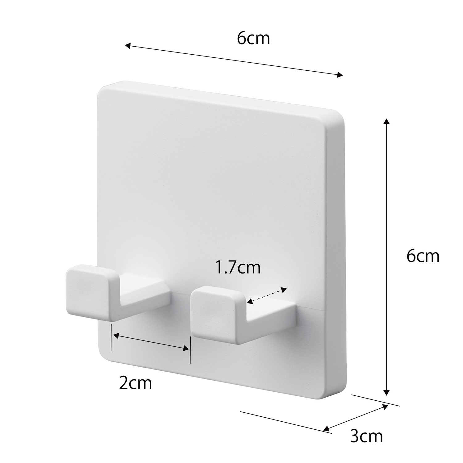 Mist Reusable Adhesive Razor Holder Size Spec