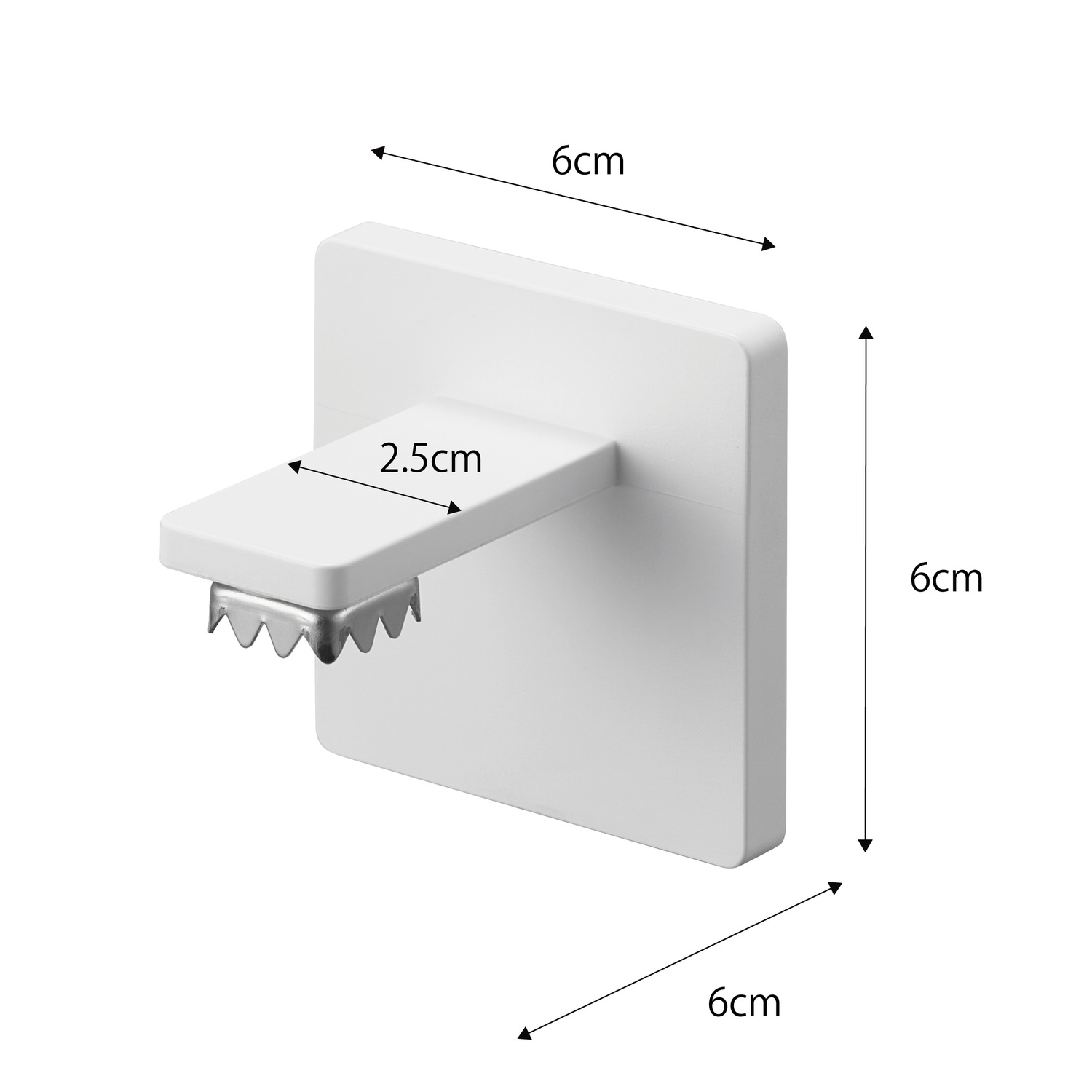 Mist Magnetic Suspended Bar Soap Holder | Reusable Adhesive Size Spec