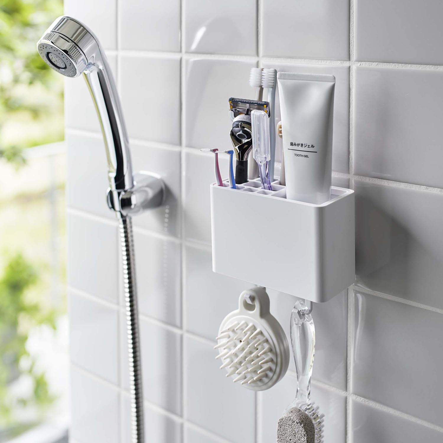 Mist Reusable Adhesive Toothbrush Holder
