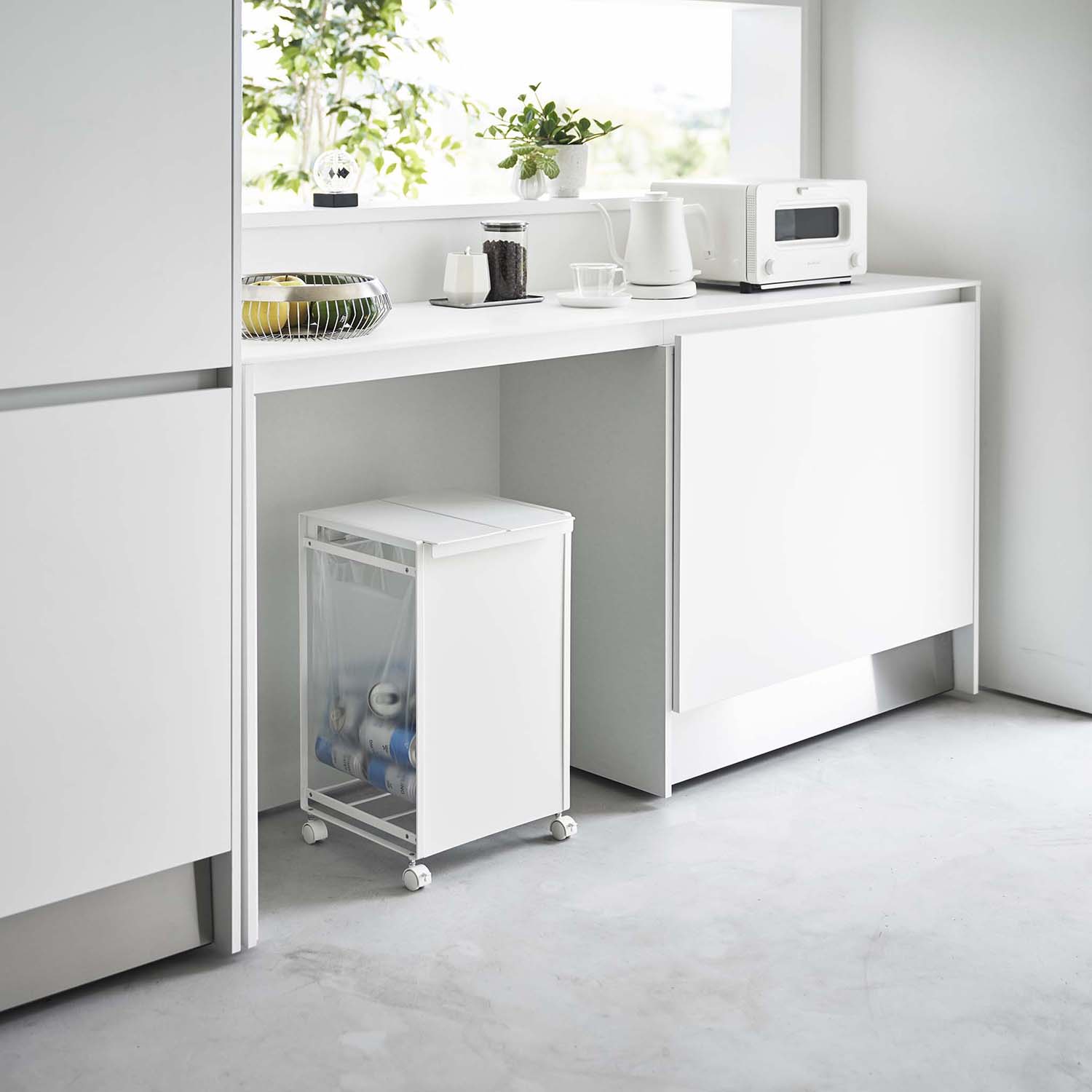 Tower Lidded Garbage Sorter (2)