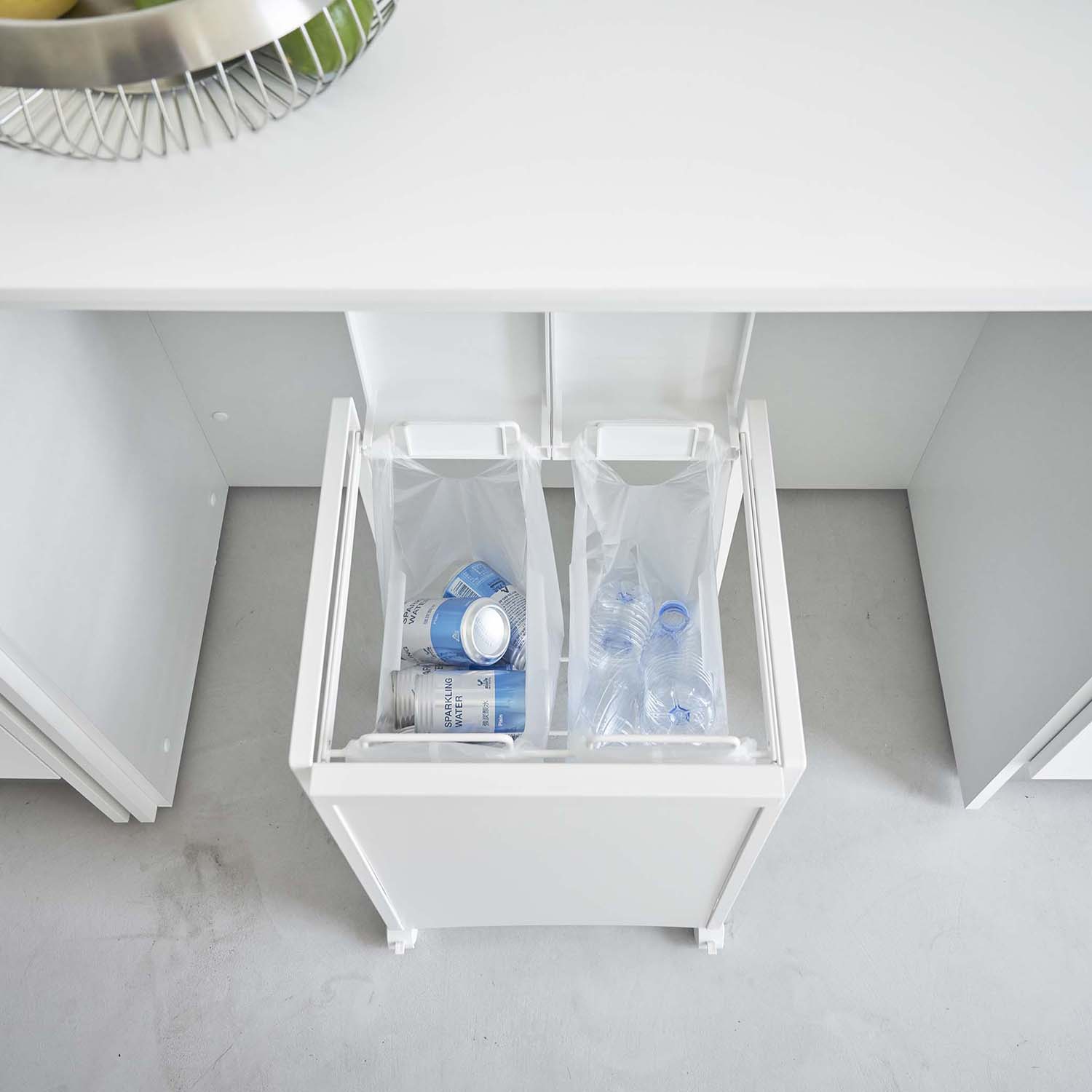 Tower Lidded Garbage Sorter (2)