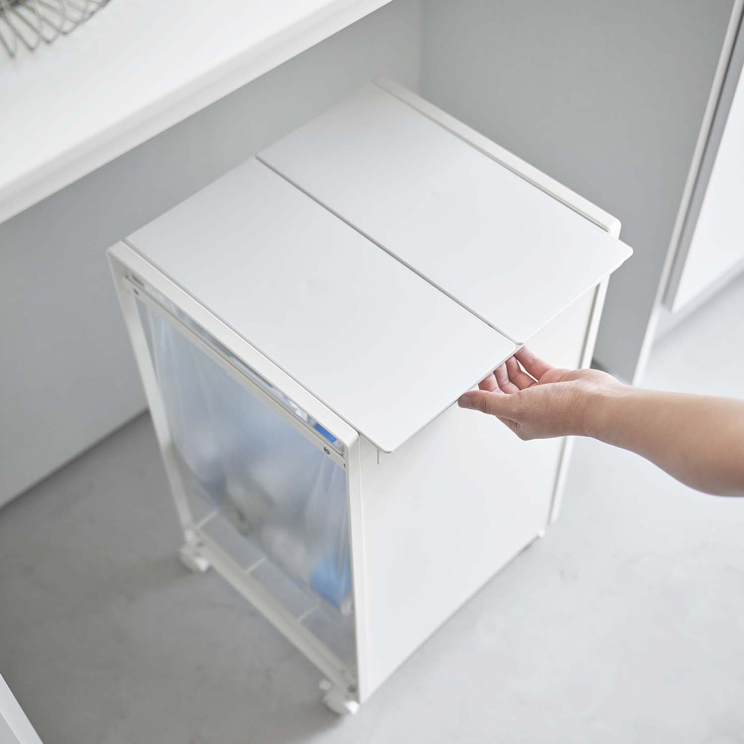 Tower Lidded Garbage Sorter (2)