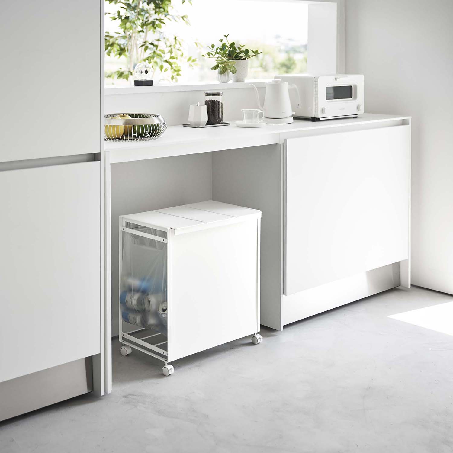 Tower Lidded Garbage Sorter (3)