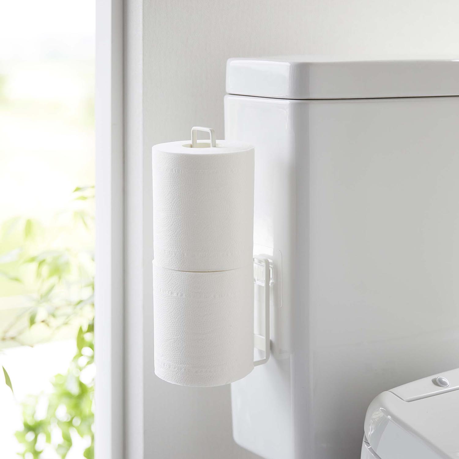 Tower Reusable Adhesive Toilet Paper Holder