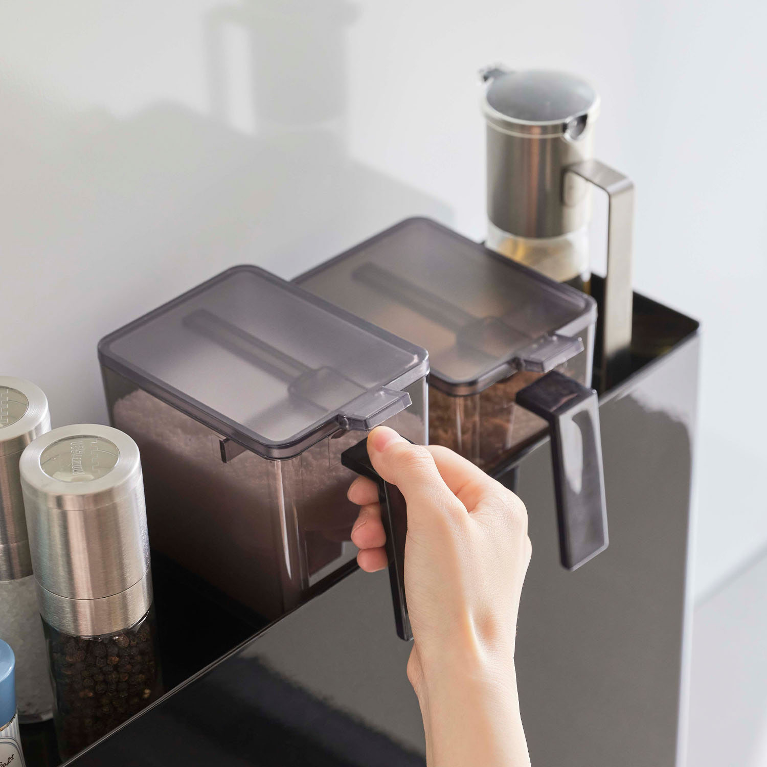 Tower Sliding Drawer Seasoning Rack