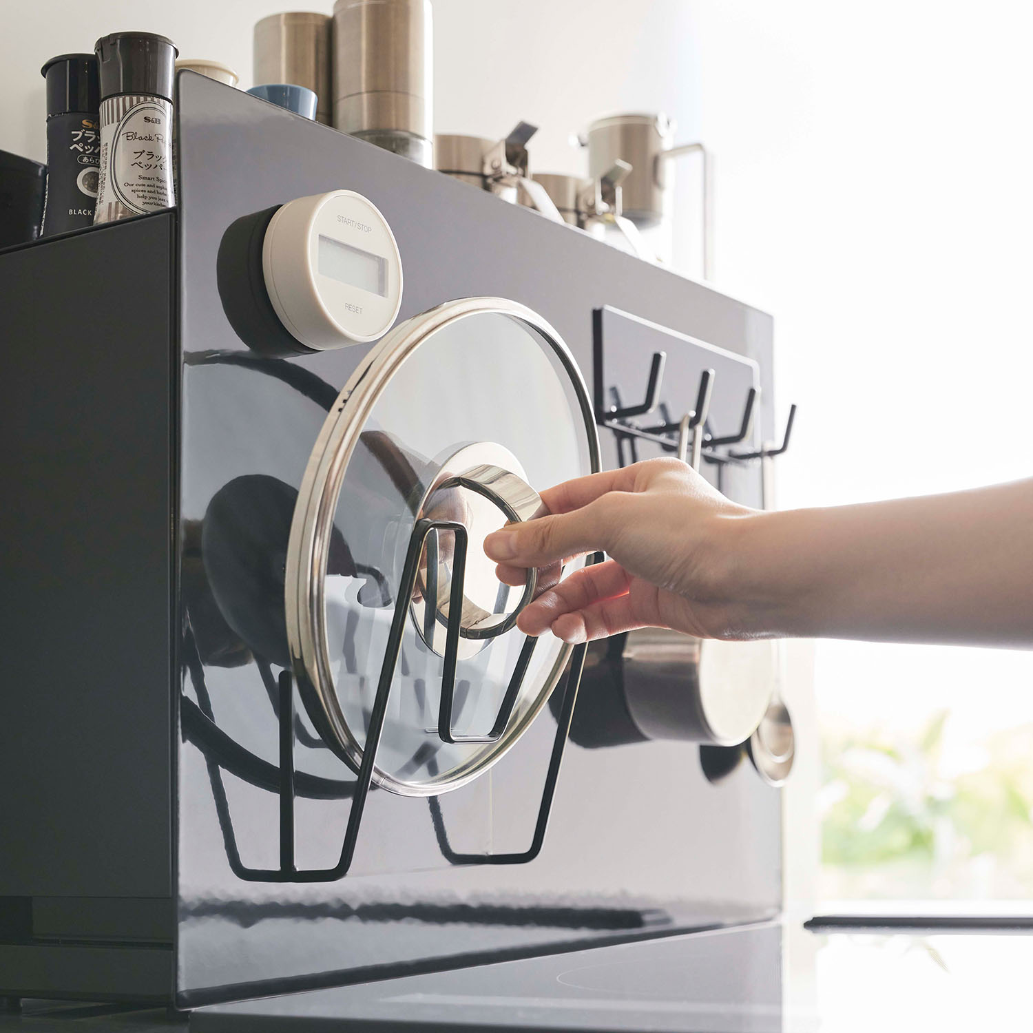 Tower Sliding Drawer Seasoning Rack