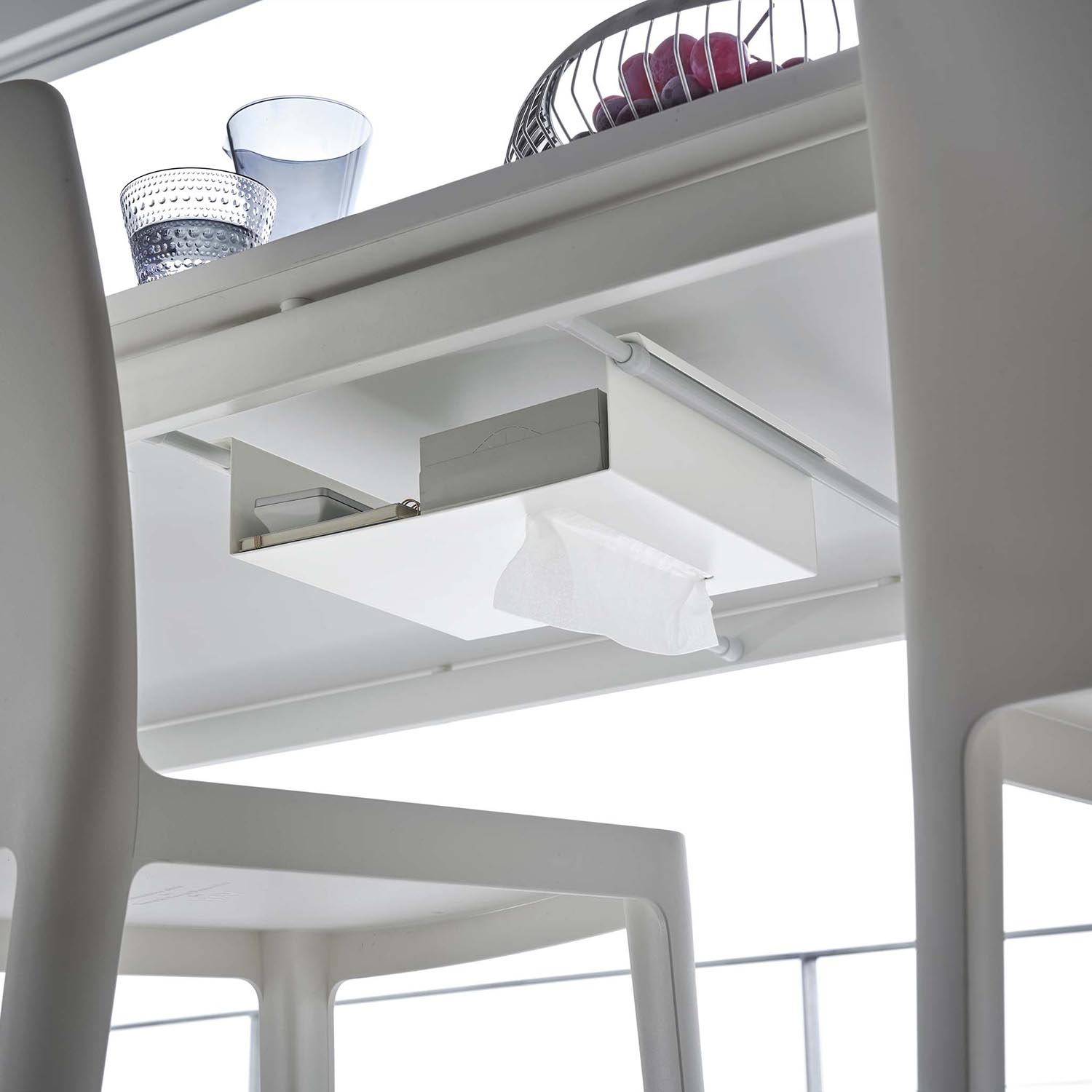 Tower Under-Table Rack for Tension Support Pole