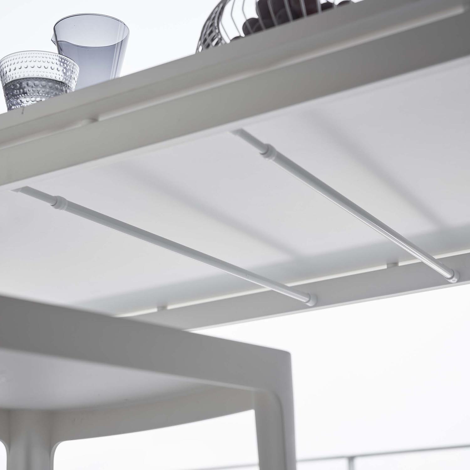 Tower Under-Table Rack for Tension Support Pole