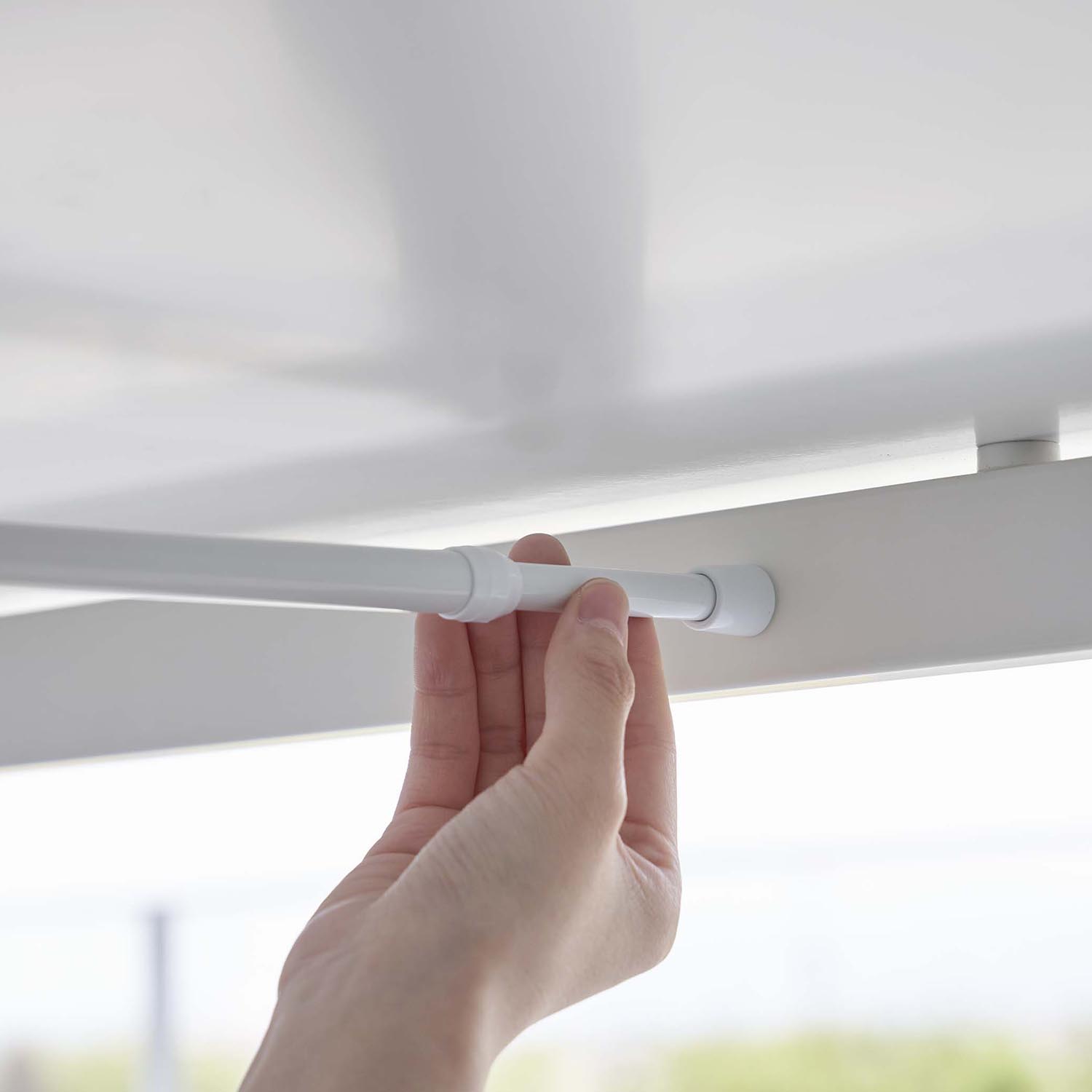 Tower Under-Table Rack for Tension Support Pole