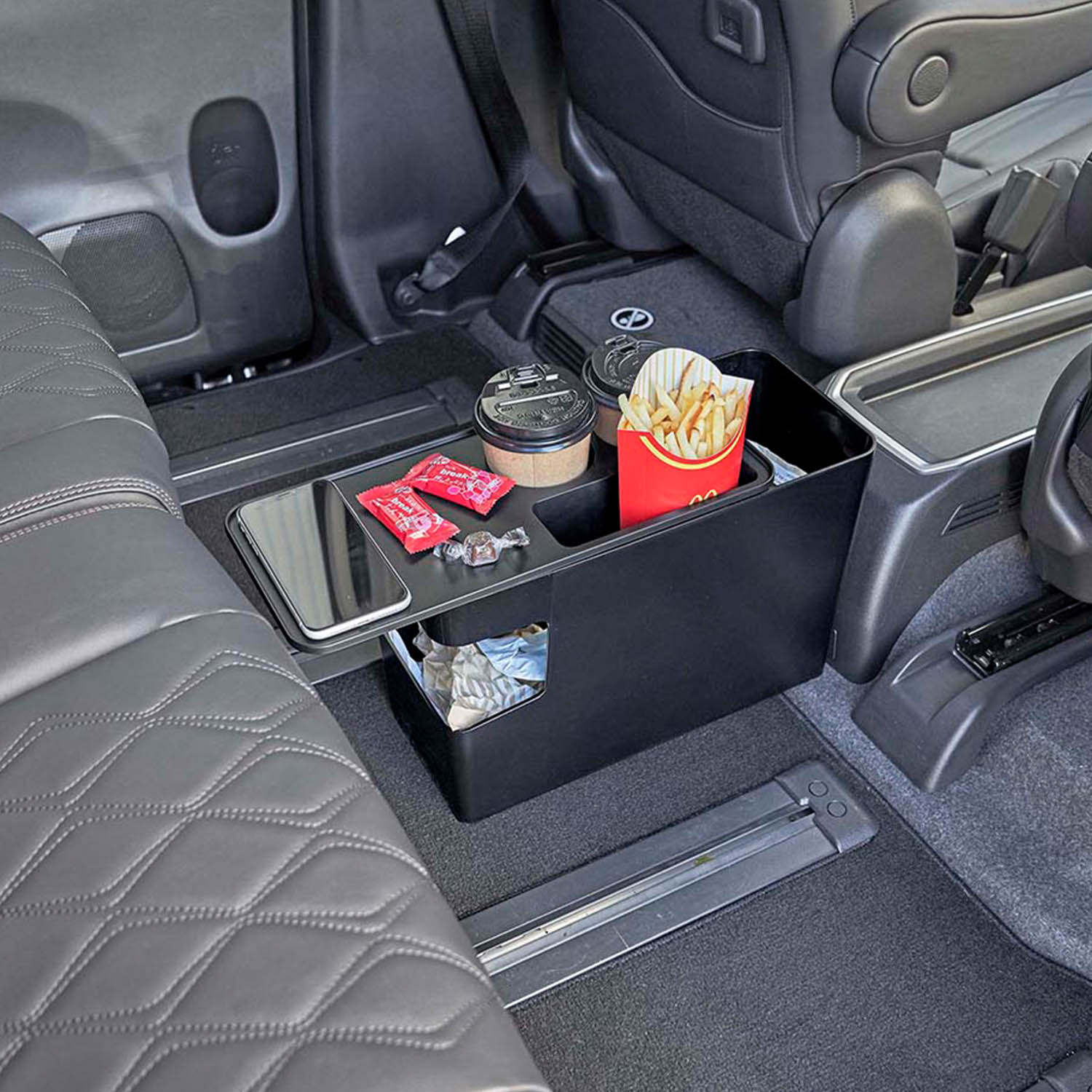 Tower Car Dust Box with Sliding Table