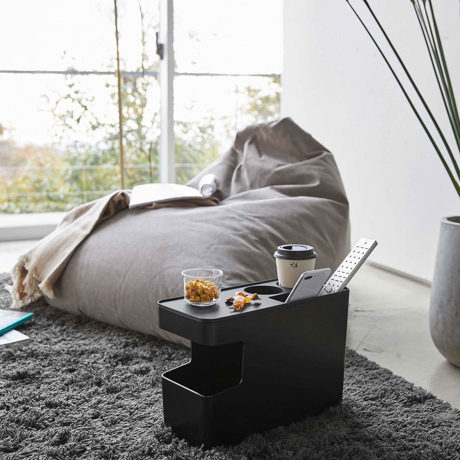 Tower Car Dust Box with Sliding Table