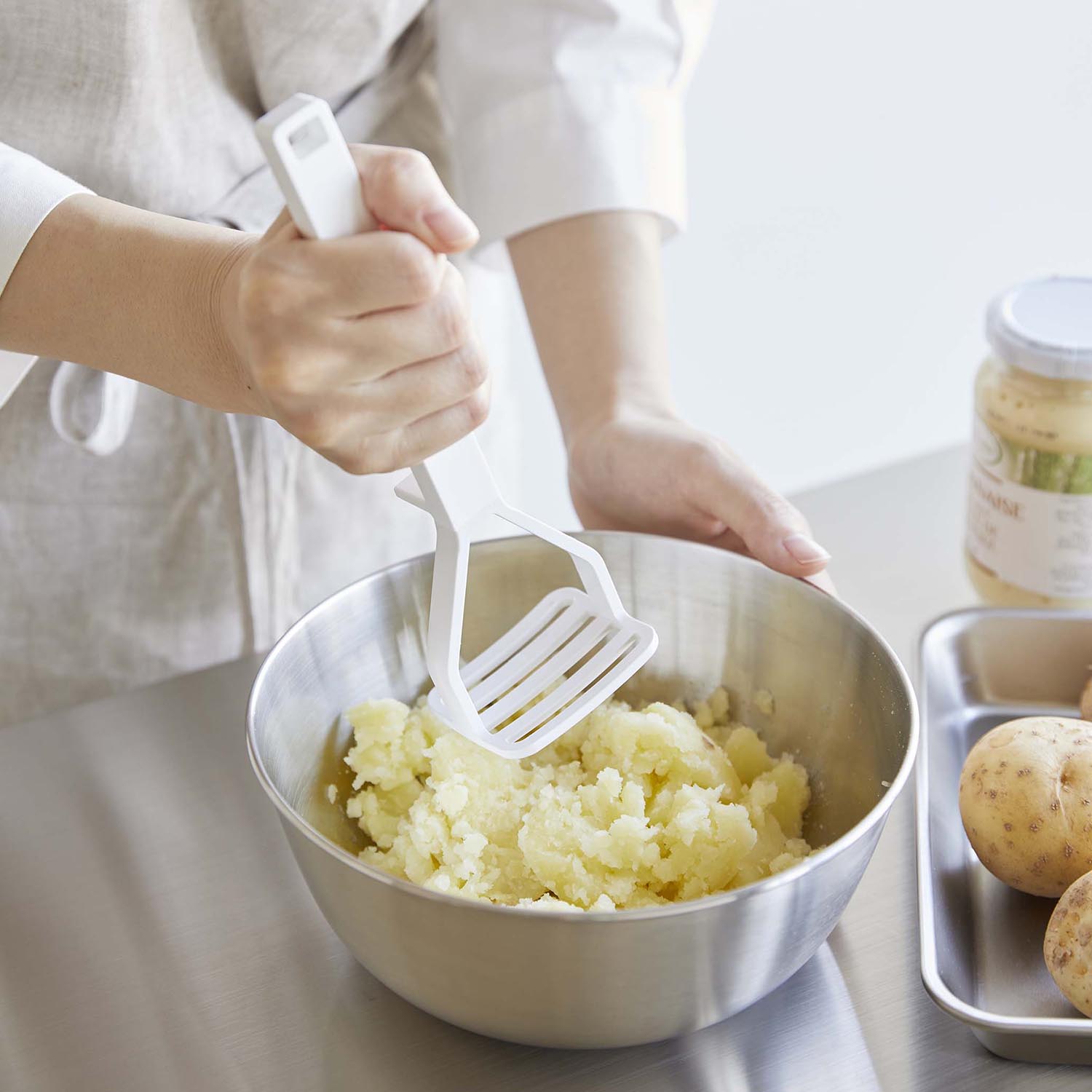Tower Potato Masher With Silicone Handle