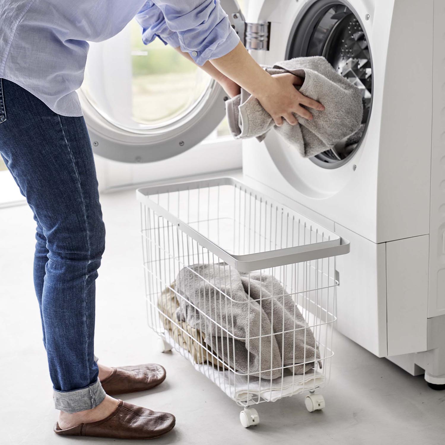 Tower Rolling Laundry Basket