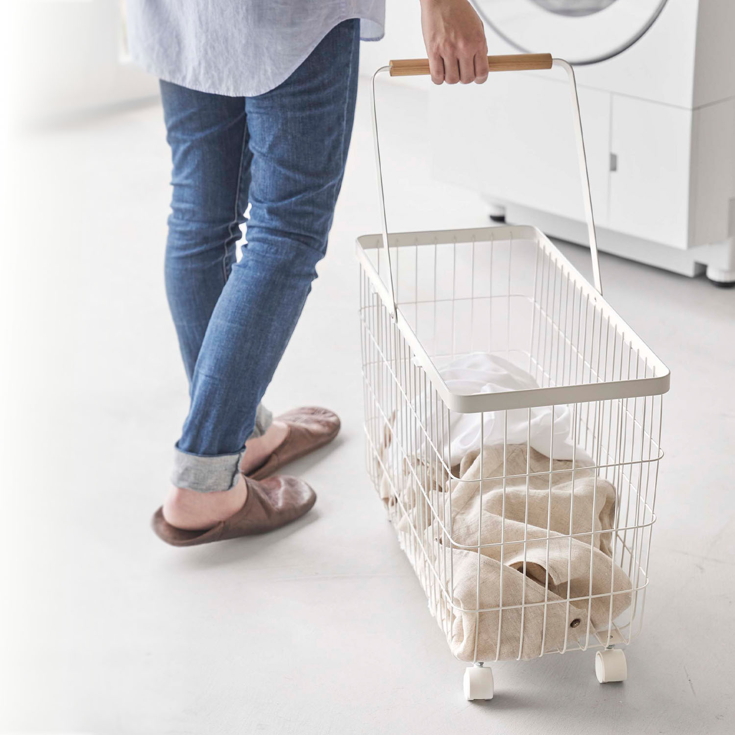 Tosca Rolling Laundry Basket