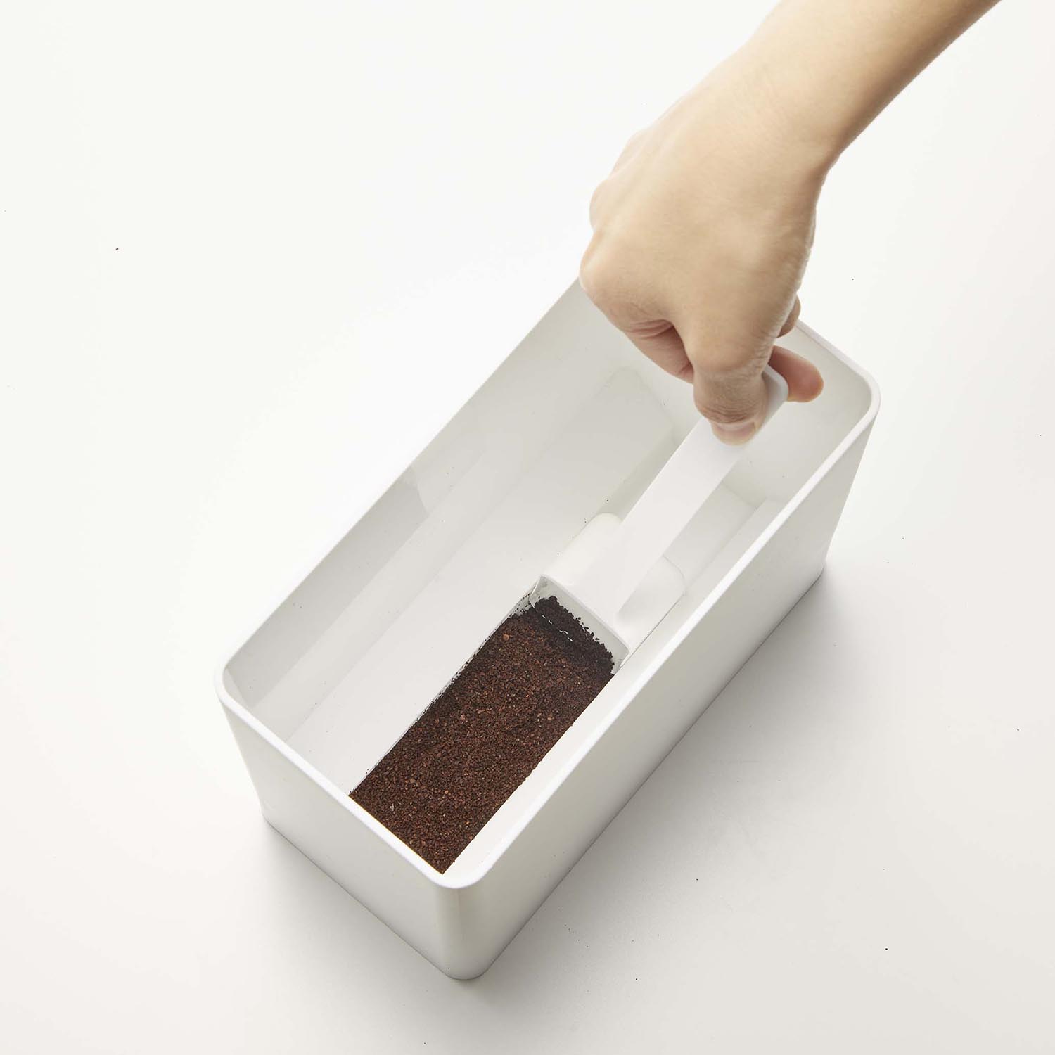 Tower Push-Top Airtight Coffee Container & Coffee Filter Holder