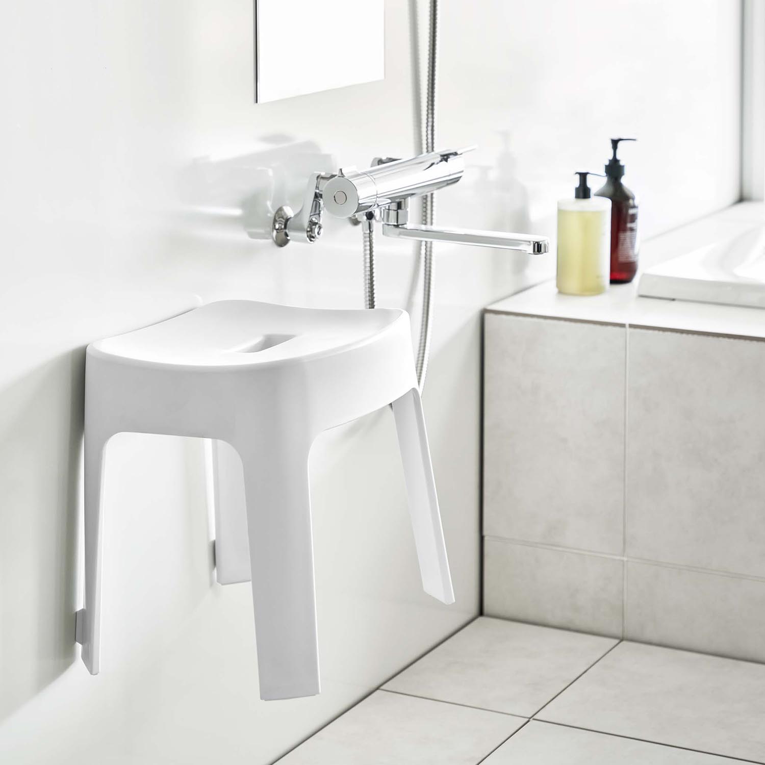 Tower  Magnetic Shower Stool ? Short