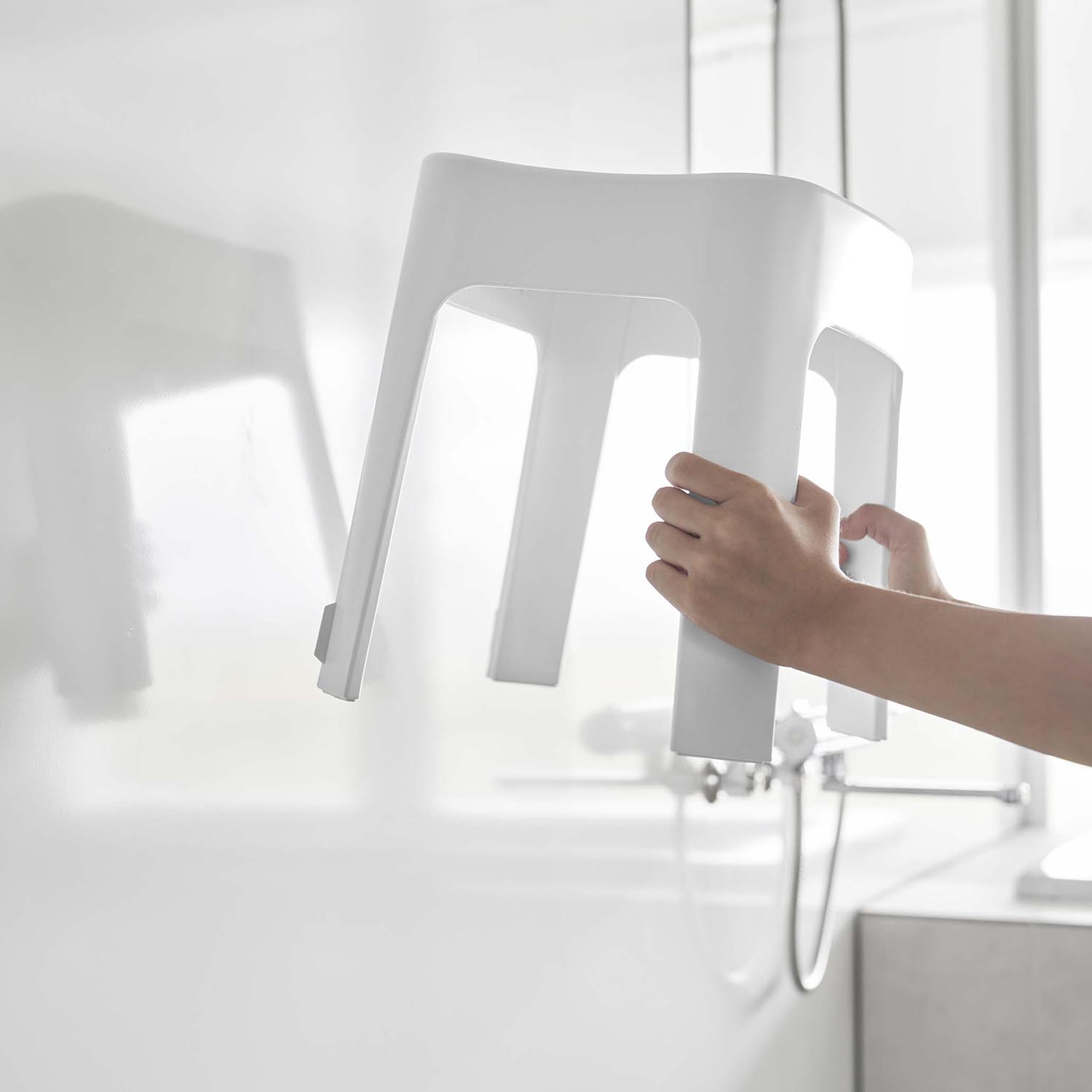 Tower  Magnetic Shower Stool ? Short